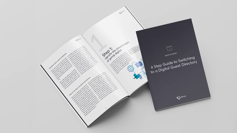 In vier Schritten zur digitalen Gästemappe