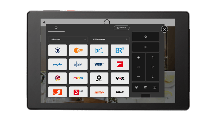 SuitePad Function TV remote control