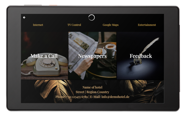 Luxury Template Contact Tiles