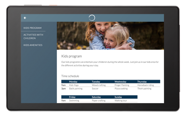 Mountain Template Installation Kids Programm