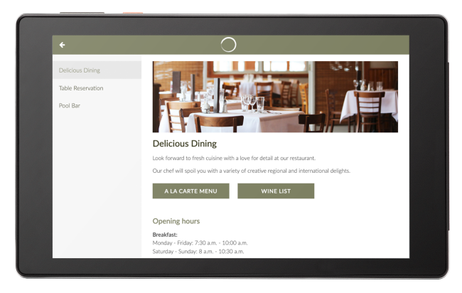 Wellness Template Restaurant Booking