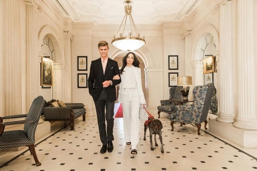 Couple at The Lanesborough