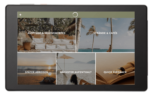 Designbeispiel SuitePad für Wellnesshotels