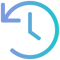 icon history clock backwards