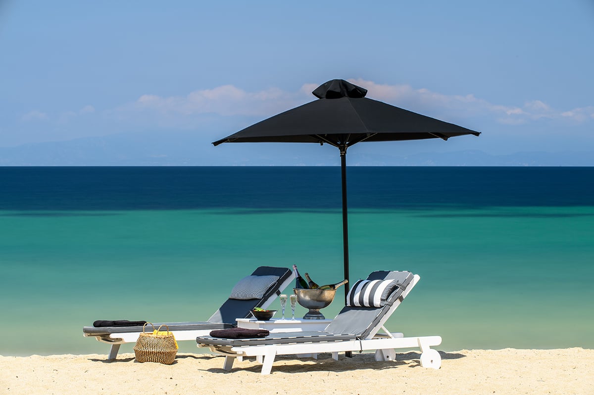 Avaton Hotels beach view