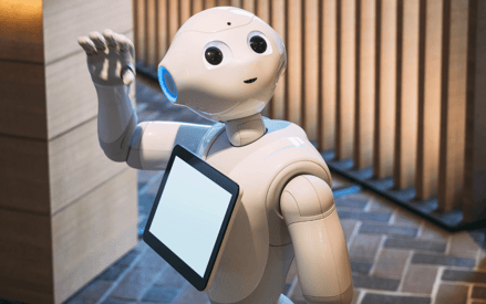 Ein freundlicher Roboter