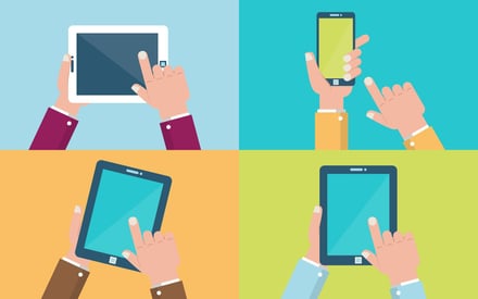 Grafik mit verschienden mobilen Geräten