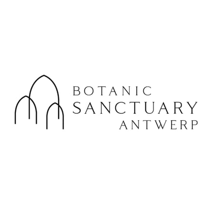 Botanic Sanctuary Antwerp logo design hotel
