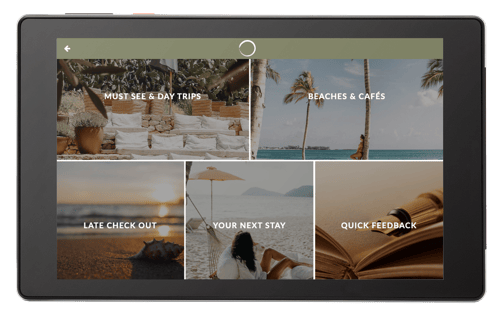 Design example SuitePad for Wellness Hotels