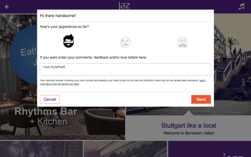 SuitePad Hipster Quick Feedback
