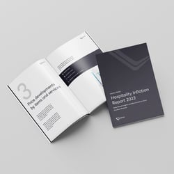 Mockup of the Hospitality Inflation Report 2023