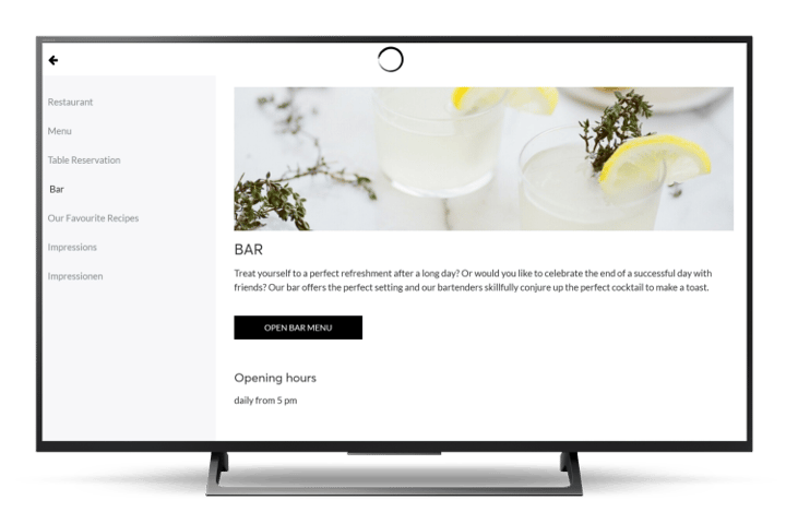 Lobby Screen Mock-upo EN