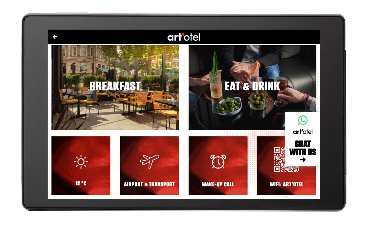 art'otel London Hoxton tablet tile view