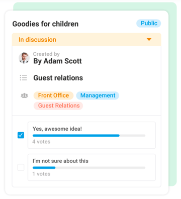 Example of the hotelkit interface and how it can help keep hotel staff happy