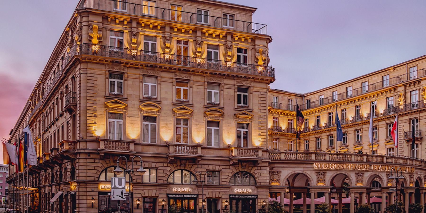 Hotel exterior of Steigenberger Icon Frankfurter Hof