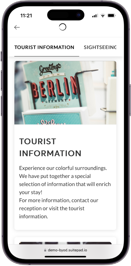 SuitePad BYOD Mockup Pre-Stay