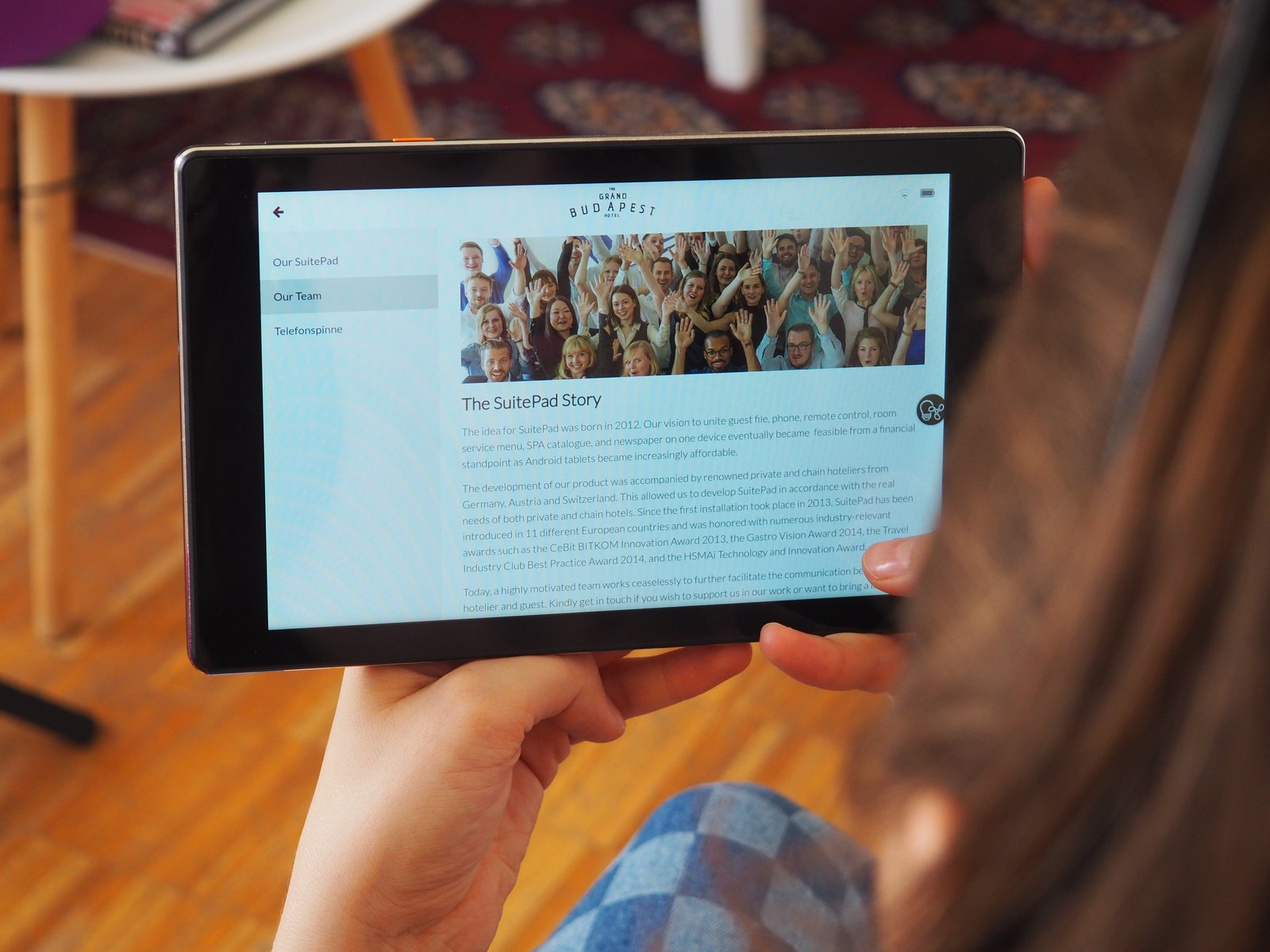 SuitePad Story Image tablet