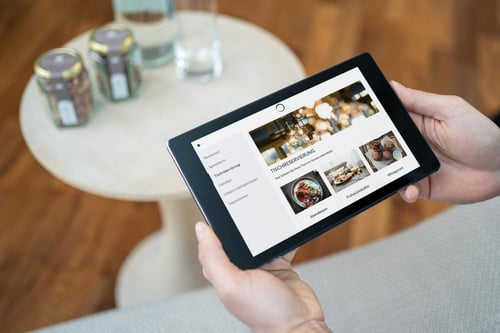 SuitePad mit Tischreservierung