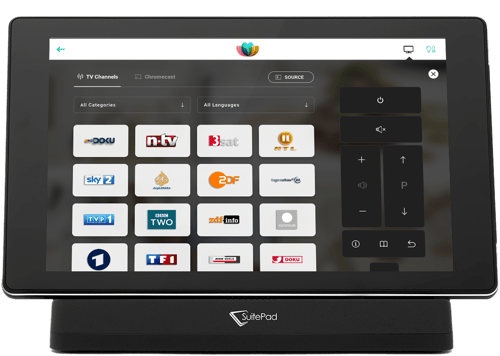 SuitePad TV Control