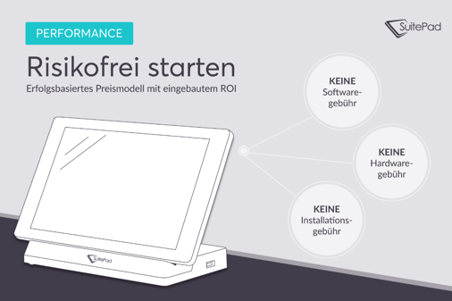 Tablettengrafik mit Informationstext