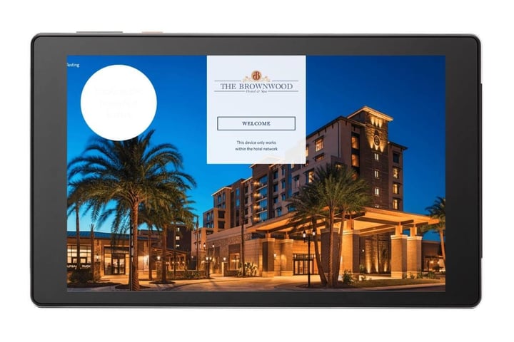 The Brownwood Hotel SuitePad splash screen