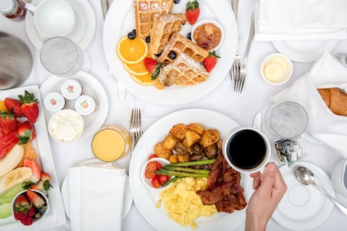 Frühstück per Roomservice