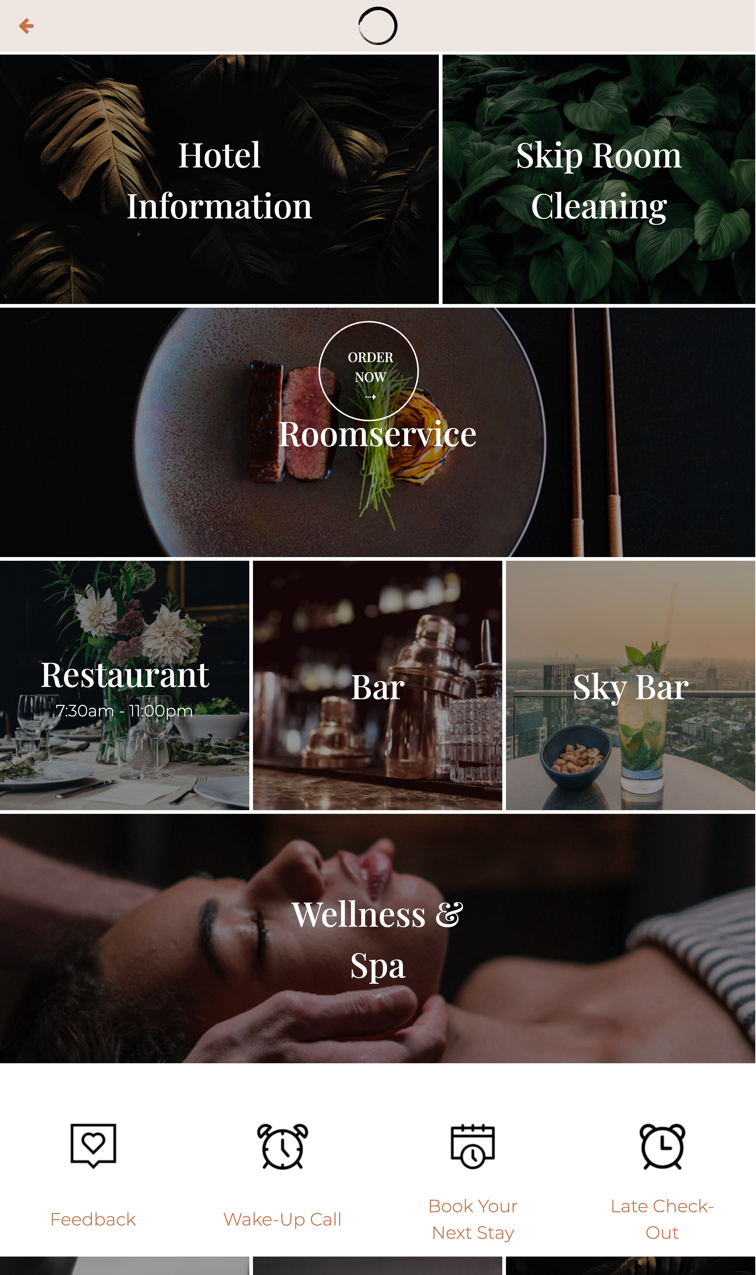SuitePad Homescreen Content