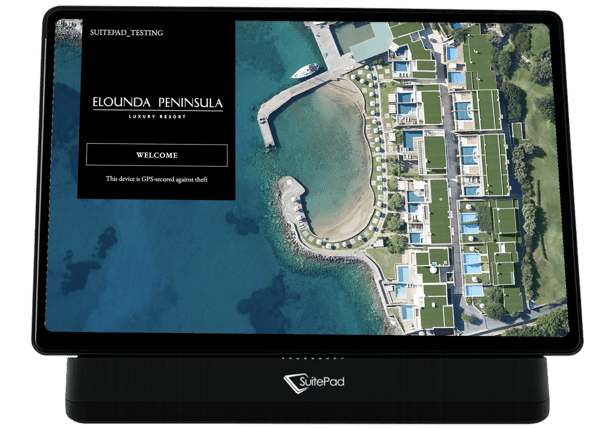 SuitePad Tablet mit Elounda Peninsula Resort