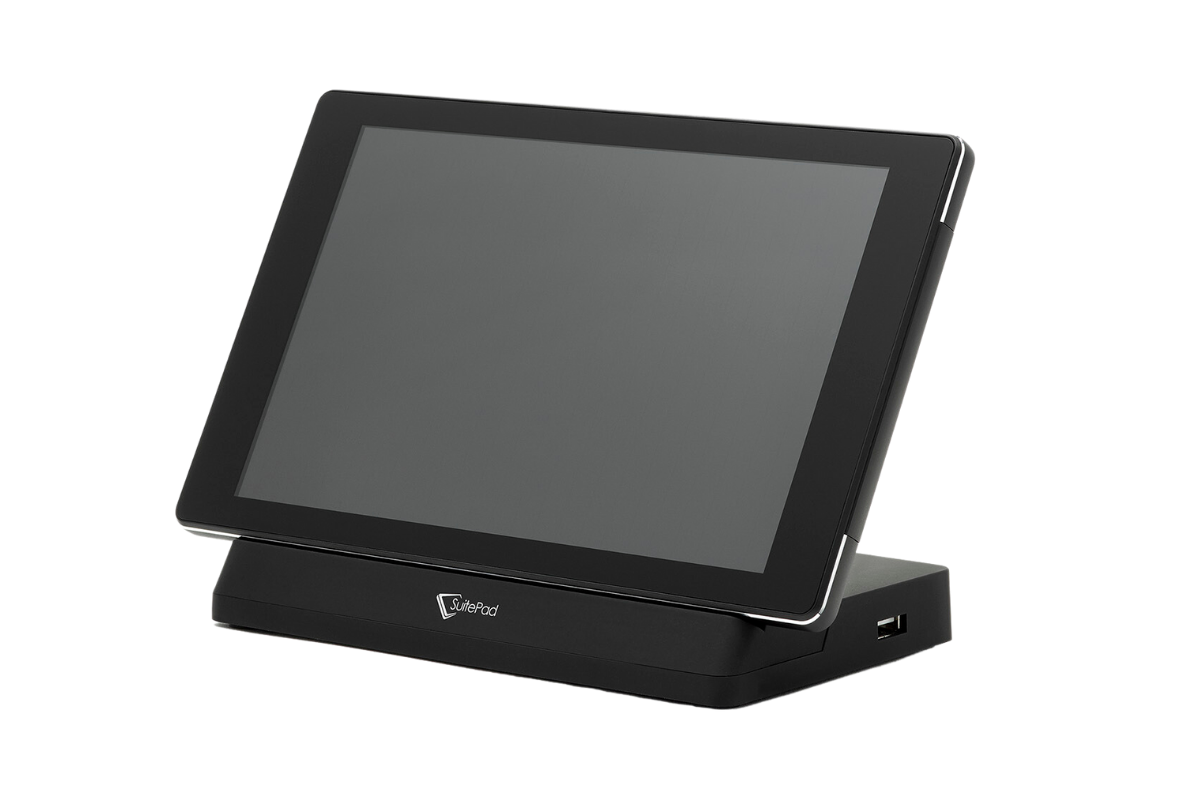 SuitePad Tablet in Ladestation