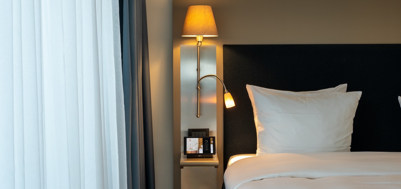 SuitePad in einem Hotelzimmer