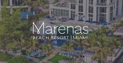 Übersichtsbild der Fallstudie zum Marenas Beach Resort mit dem Logo und der Außenansicht des Hotels
