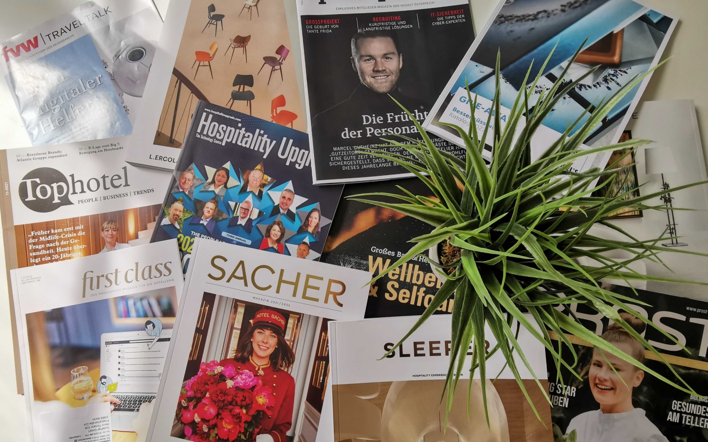Verschiedene Pressemagazine