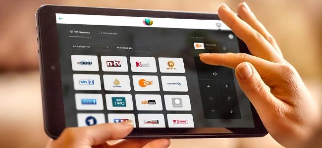 SuitePad TV -  das SuitePad Tablet als Fernbedienung