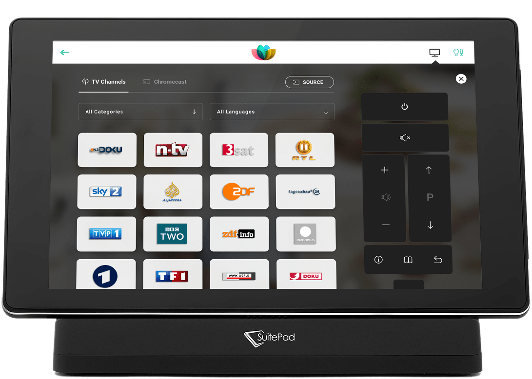 SuitePad TV Control: Features |