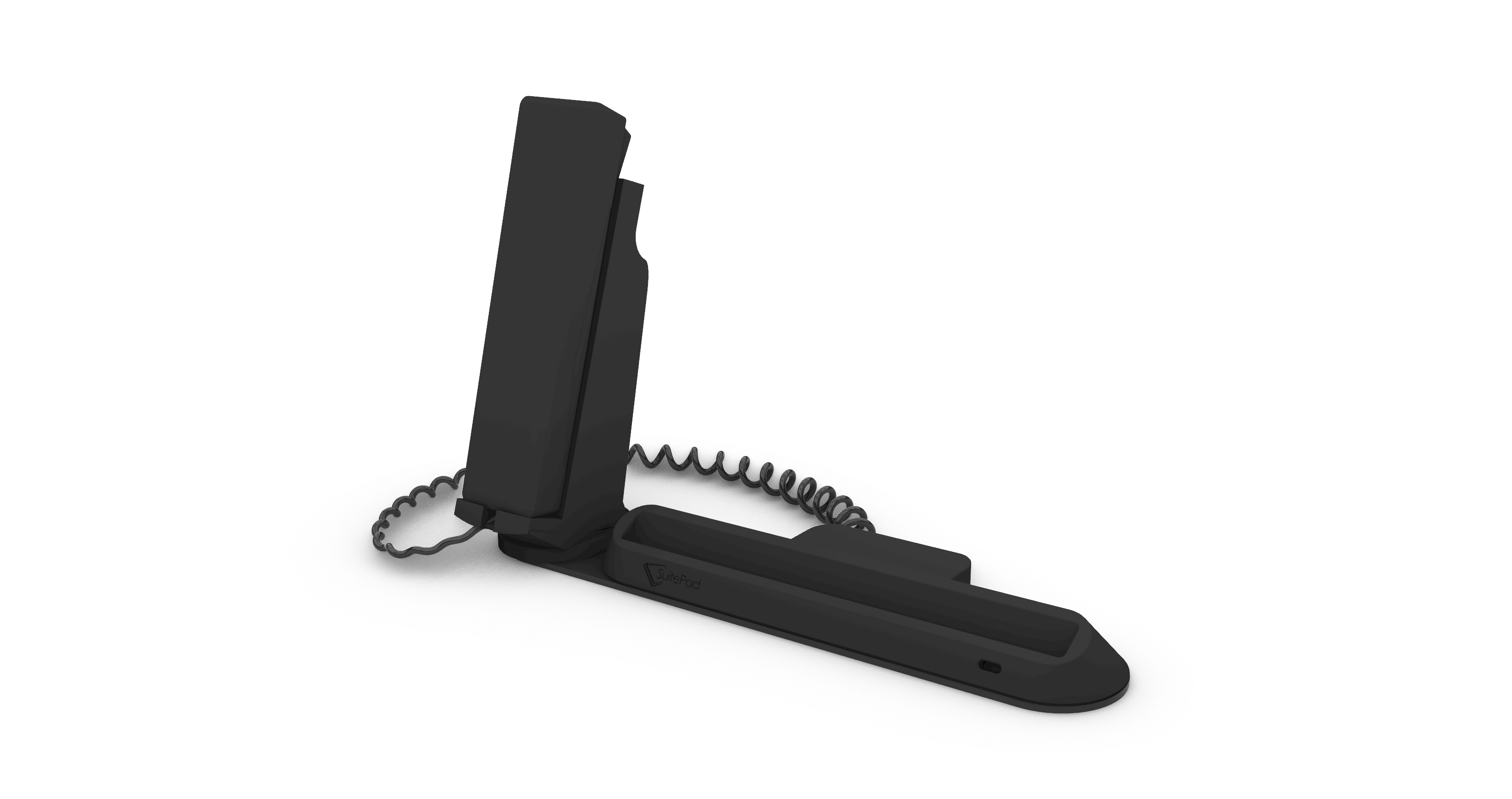 SuitePad Phone Dock angled view